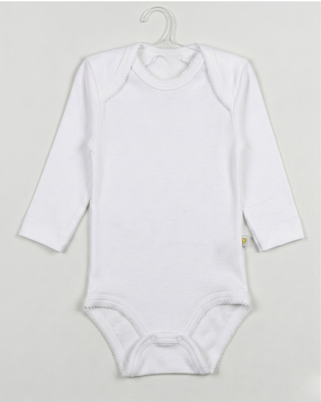 Body bébé manches longues blanc