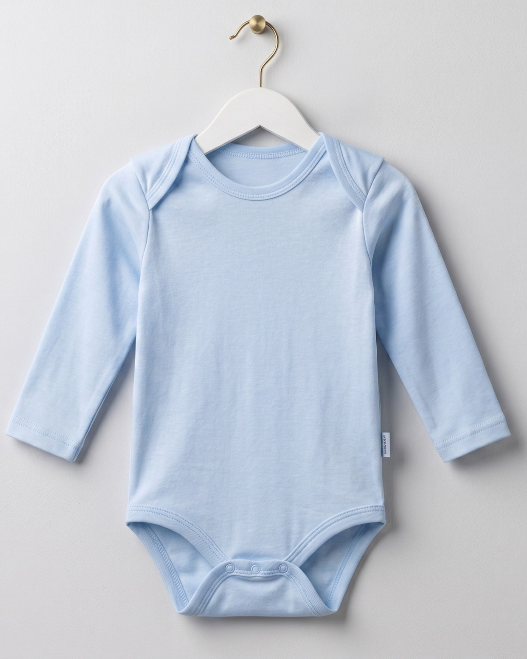 Body bébé manches longues bleu