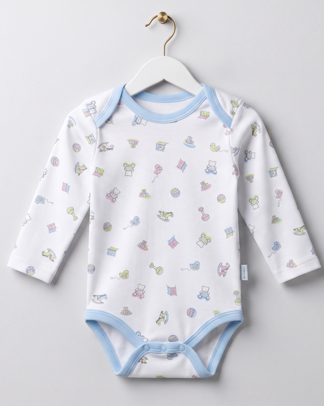Body bébé imprimé manches longues