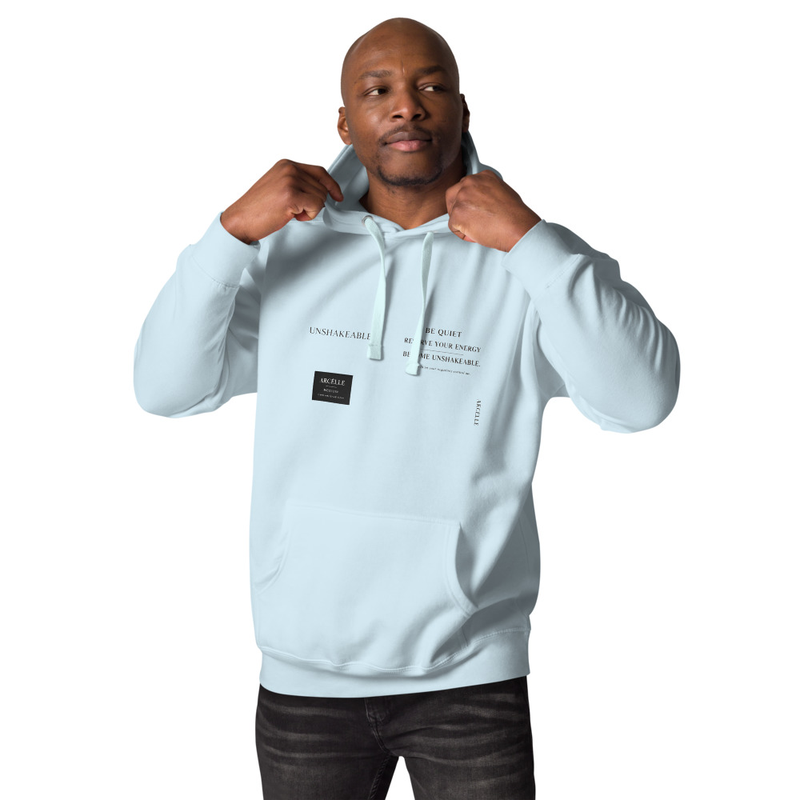 Light Blue Motivational Hoodie