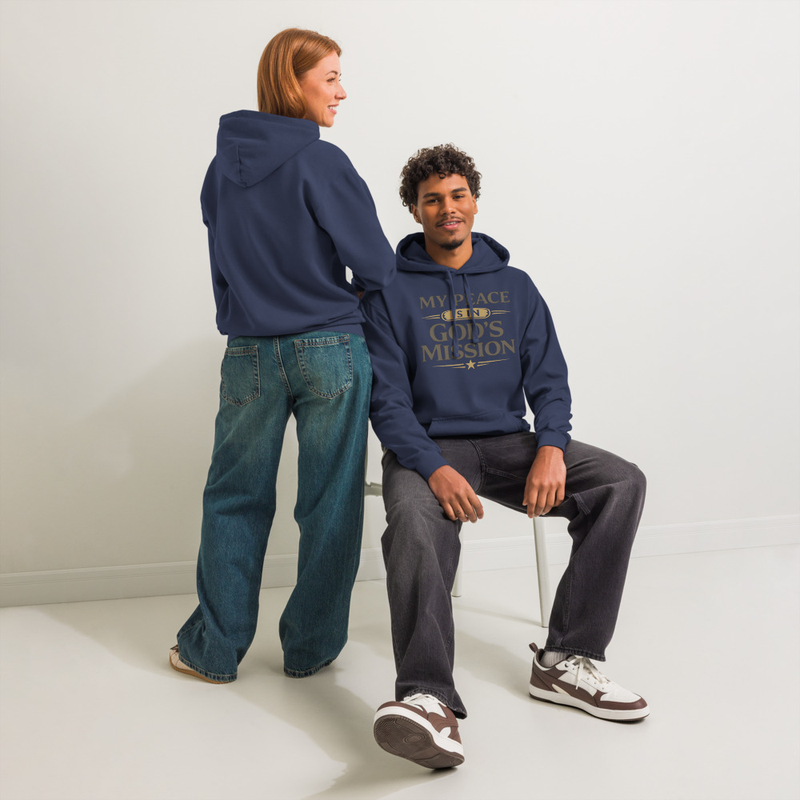 God's Mission Navy Hoodie