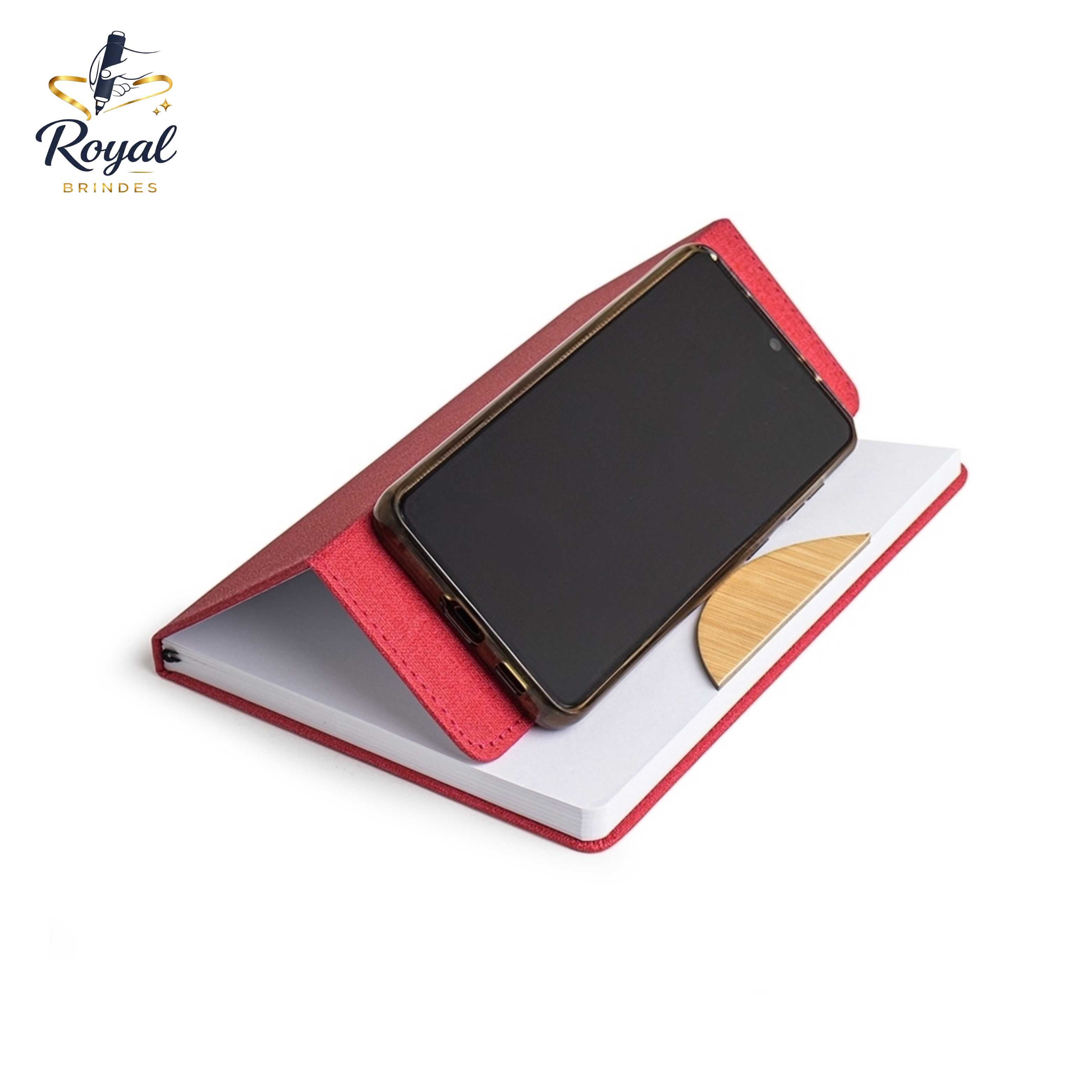 06101 Caderneta com Suporte de Celular