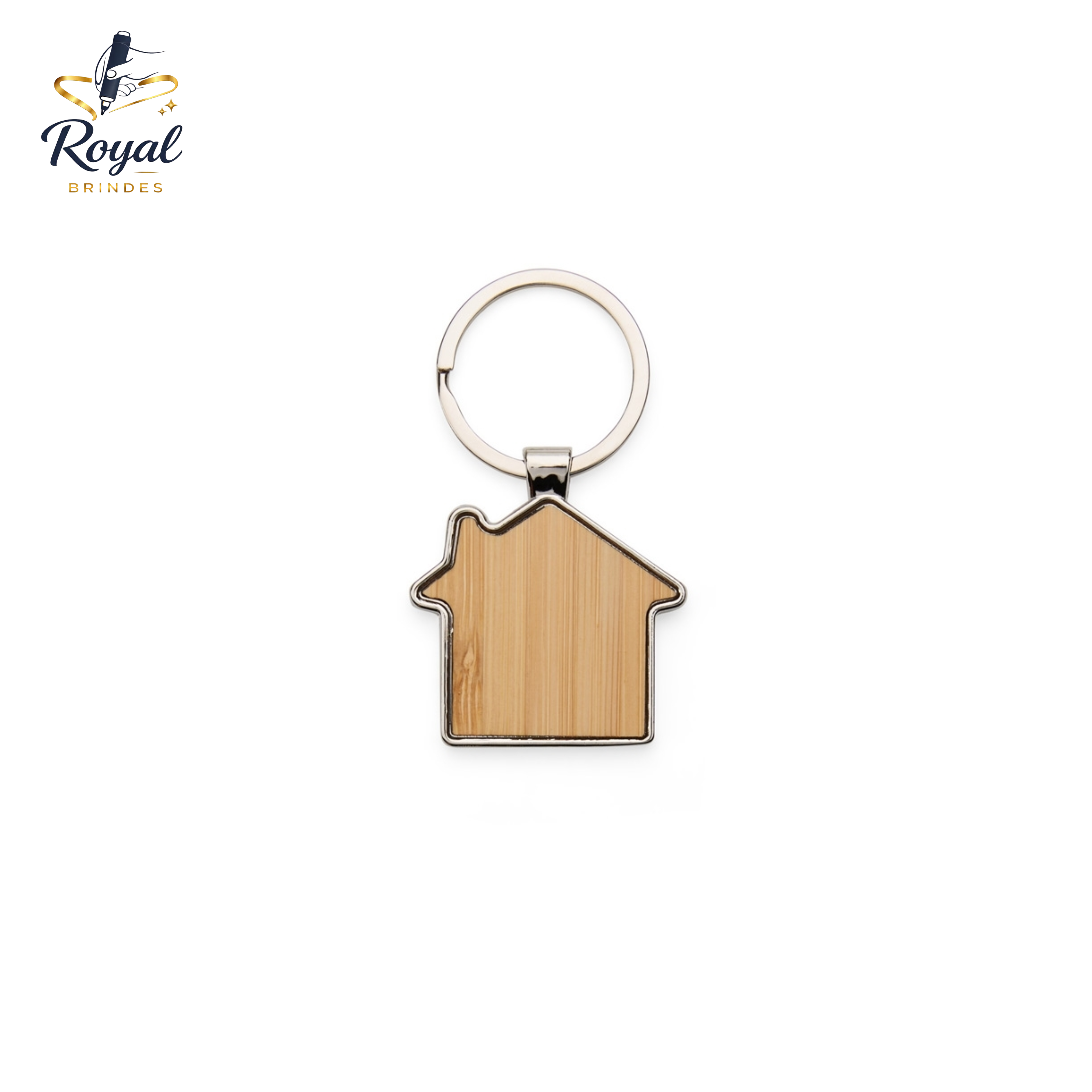 18909 Chaveiro Metal Bambu