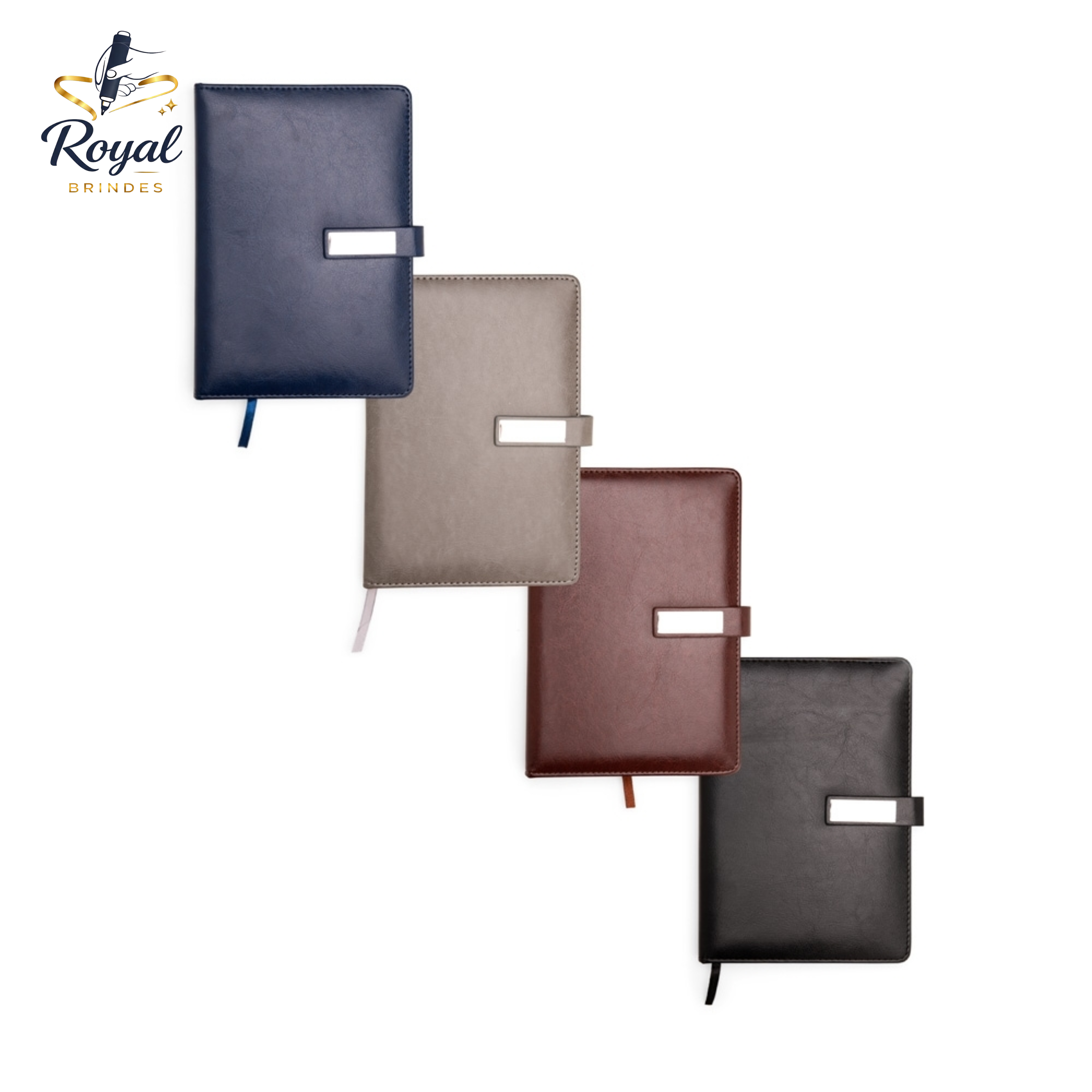 19110 Caderneta Couro Sintetico