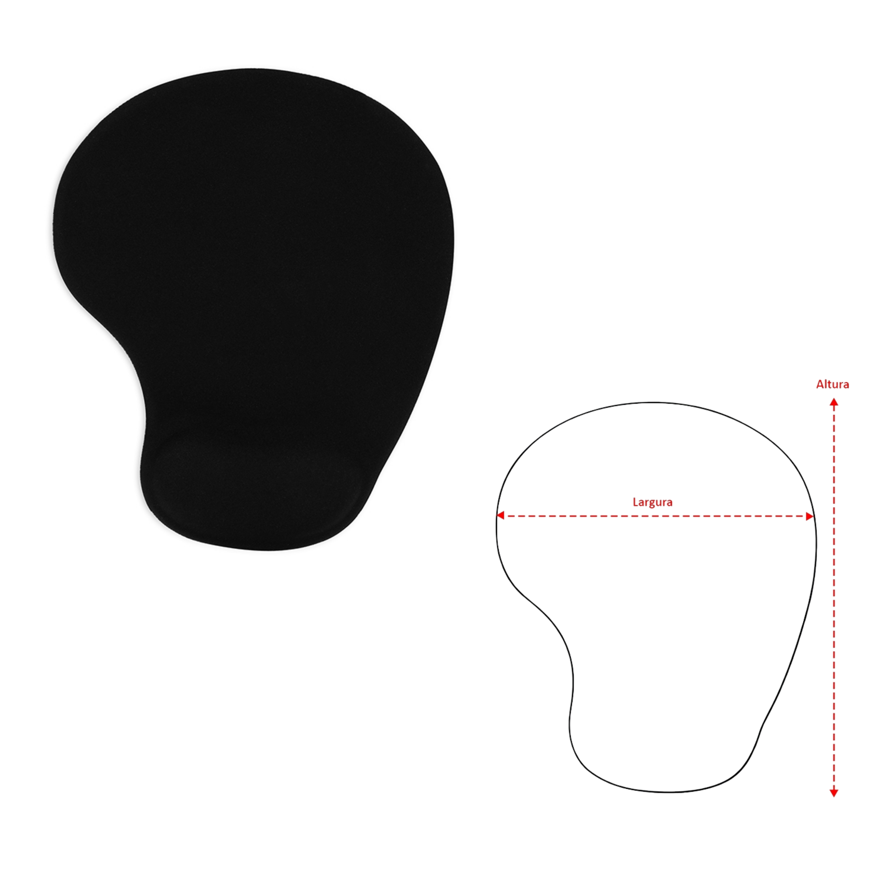 01810A Mouse Pad Ergonômico