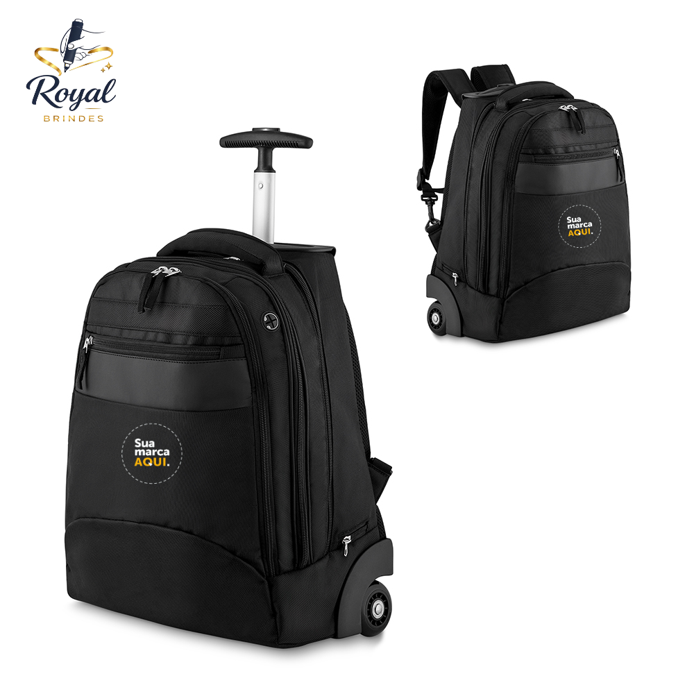 MC204 Mochila com rodinhas em Poliéster 1680D