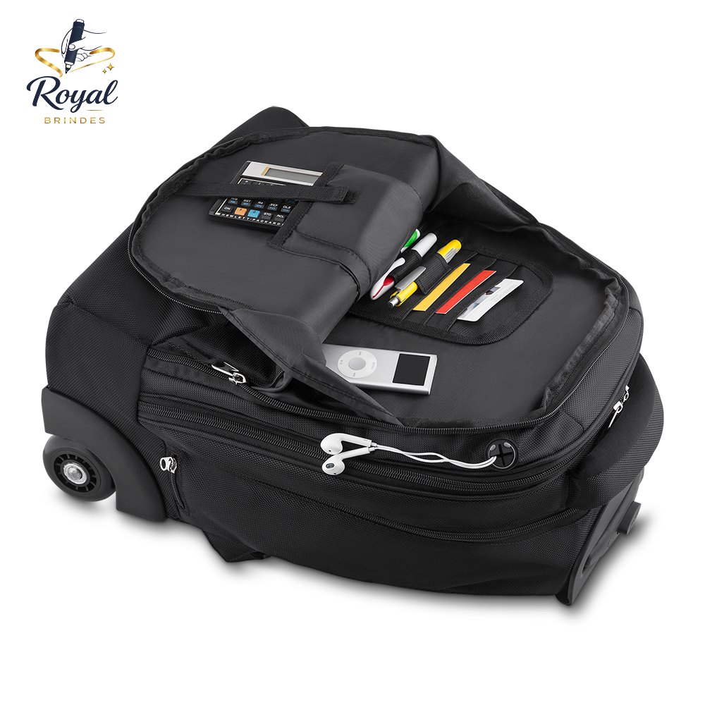 MC204 Mochila com rodinhas em Poliéster 1680D