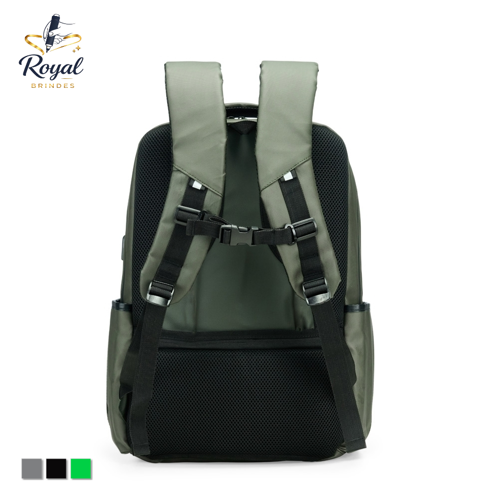 08172A Mochila Couro Sintético USB 26L