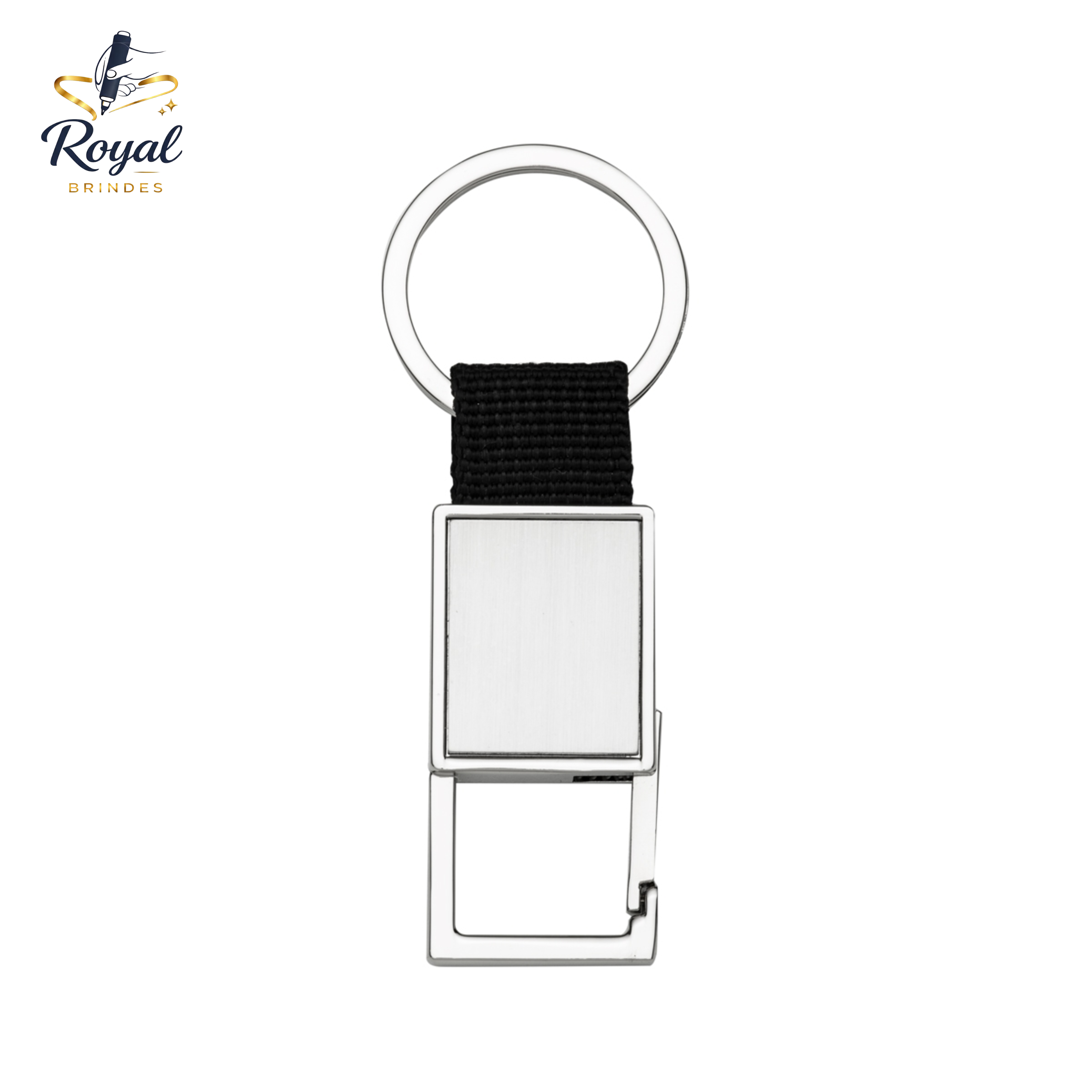 12195 Chaveiro Metal Mosquetão