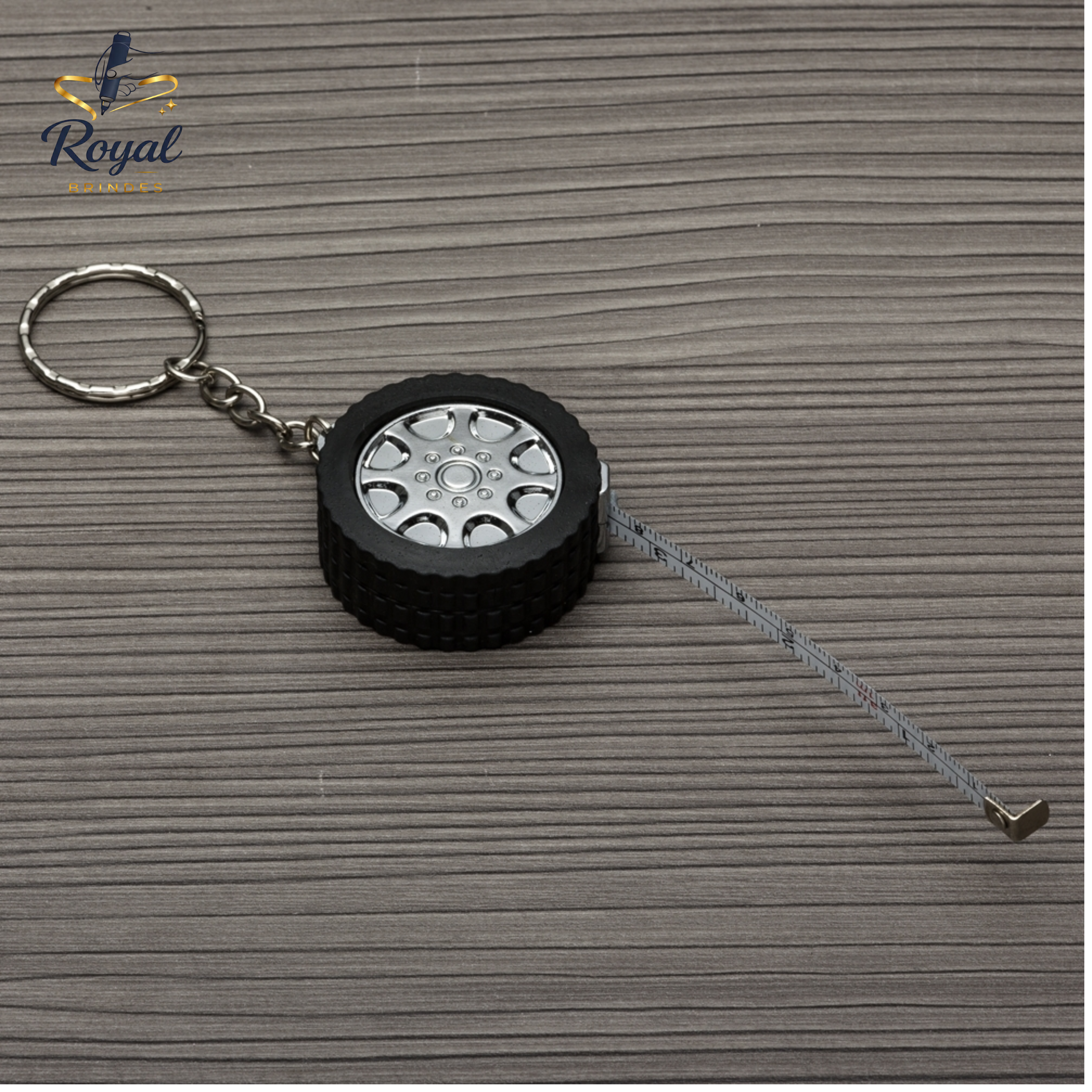 10415-BRI Chaveiro Plástico Trena 1 Metro