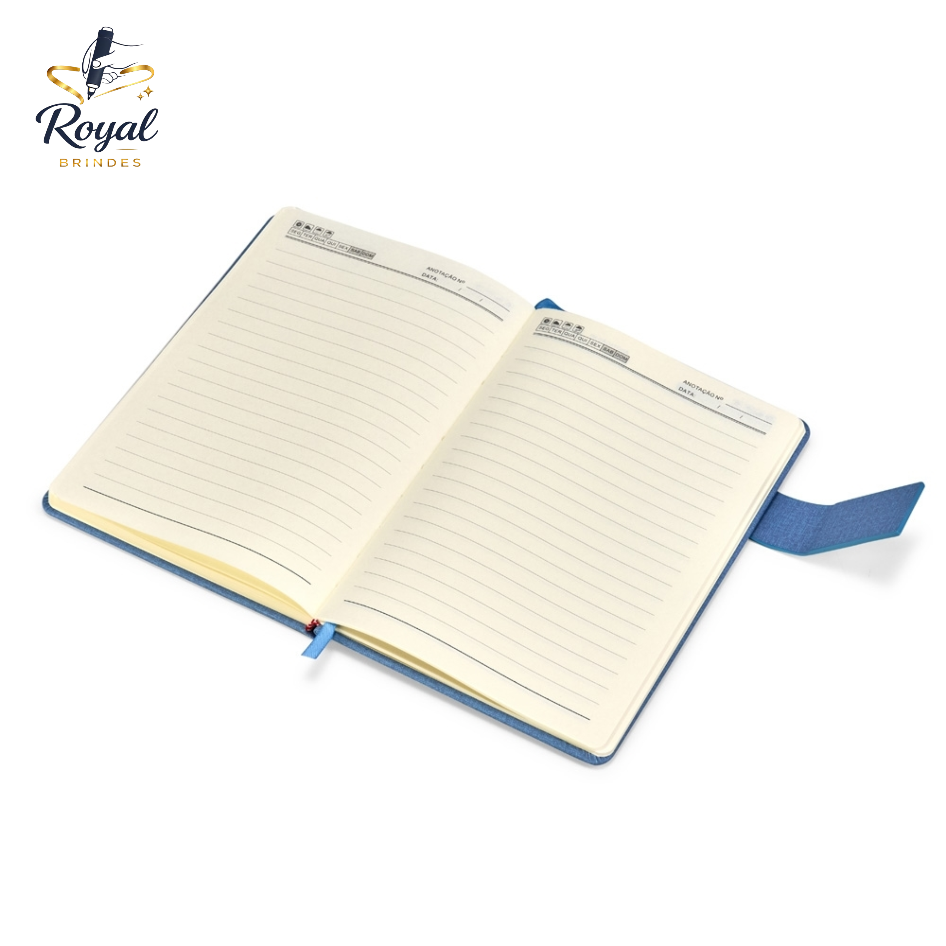 19050 Caderneta Couro Sintético