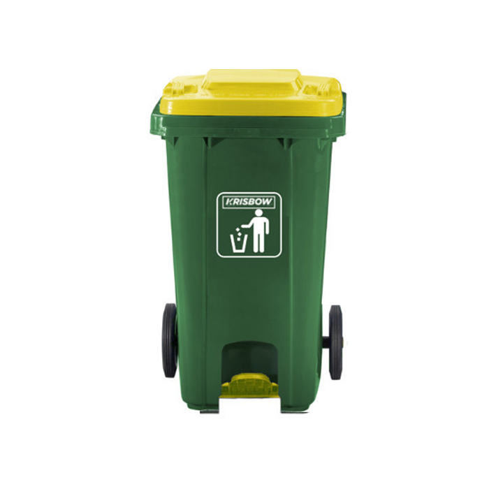 PLASTIC DUST BIN 100L PEDAL