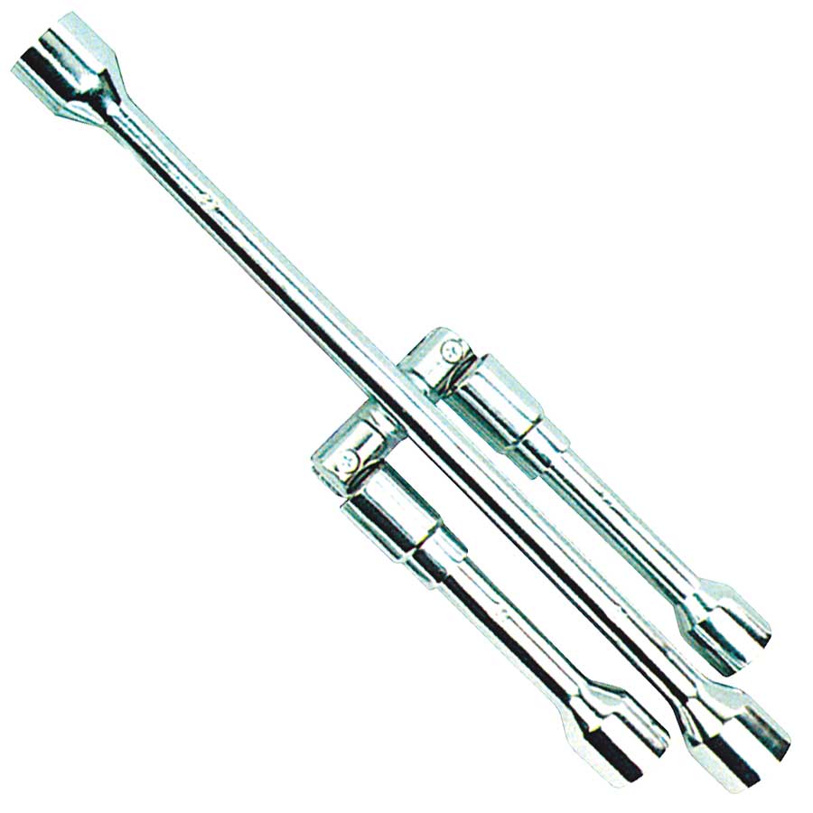 FOLDABLE CROSS WHEEL WRENCH 14IN LRFWW1