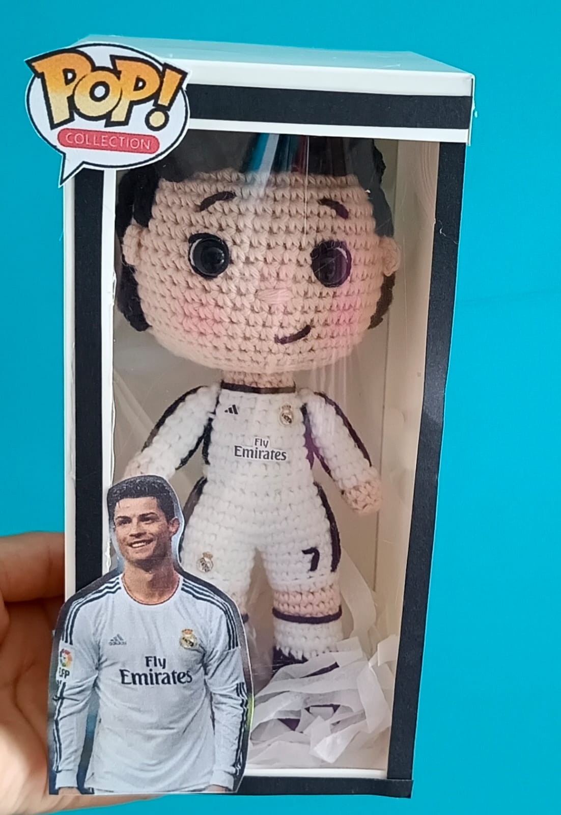 Muñeco Amigurumi Cristiano ronaldo