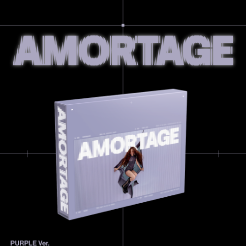 JISOO - Mini Album [AMORTAGE] EXCLUSIVE EDITION (PURPLE Ver. / BLACK Ver.)
