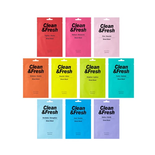 CLEAN&FRESH Sheet Mask (10 Types)