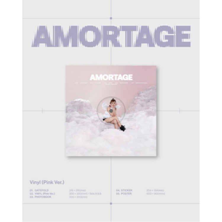 ISOO - Mini Album [AMORTAGE] (Vinyl Ver.) (Pink Ver.)