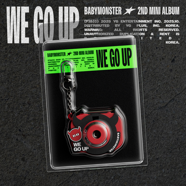 BABYMONSTER - 2nd MINI ALBUM [WE GO UP] (MINI BEAM KEYRING Ver.)