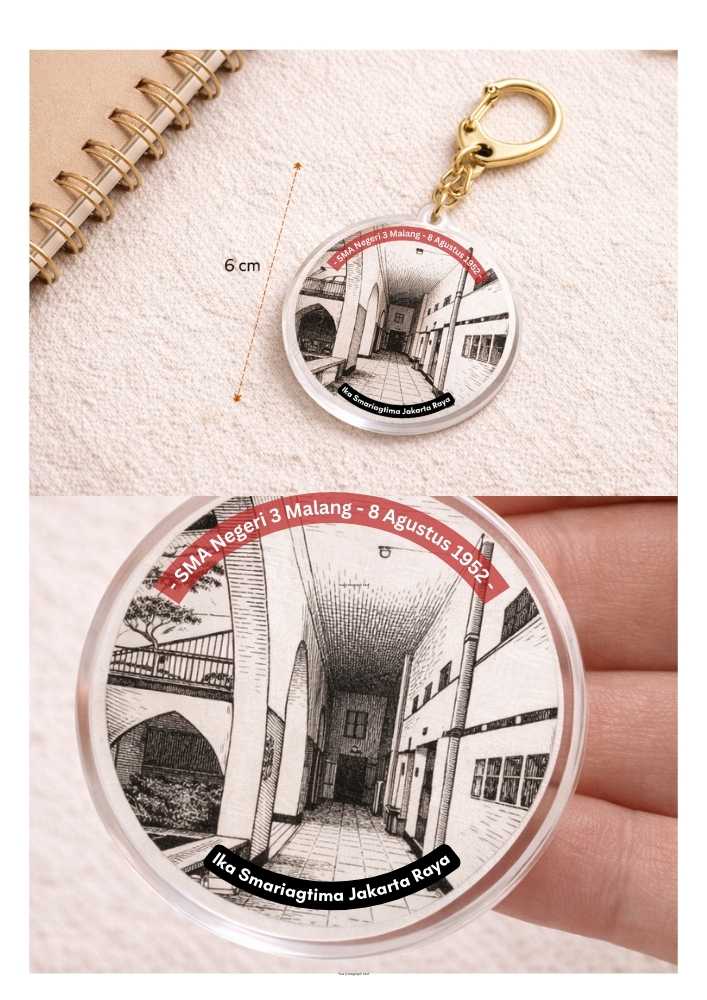 Gantungan Kunci SMA Negeri 3 Malang
