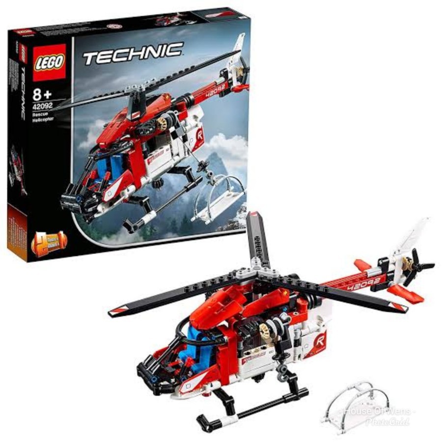 LEGO 42092 TECHNIC RESCUE HELICOPTER 8+ BNIB SNI ORIGINAL