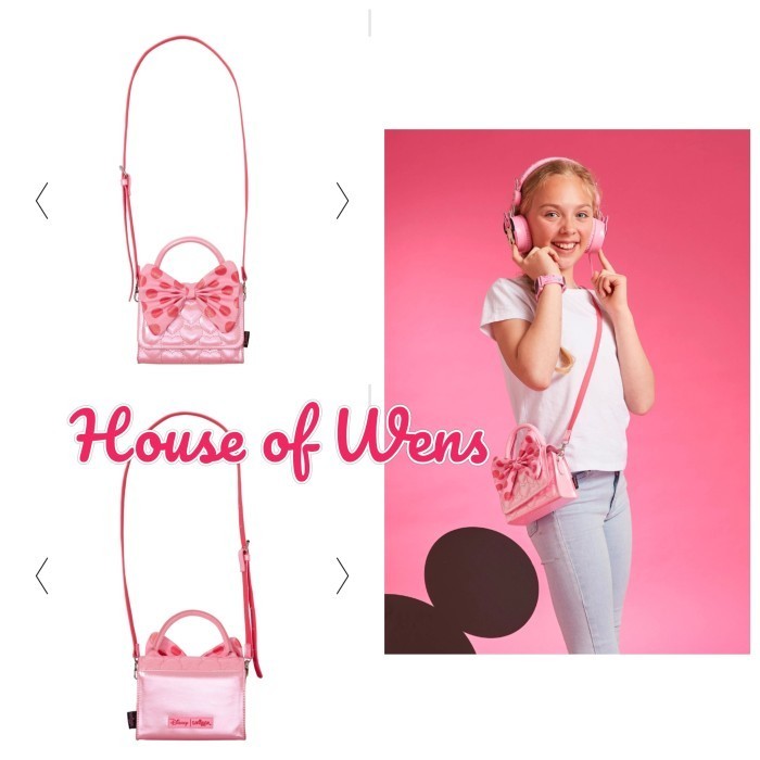 TAS SLEMPANG SMIGGLE MINNIE MOUSE PITA ORIGINAL