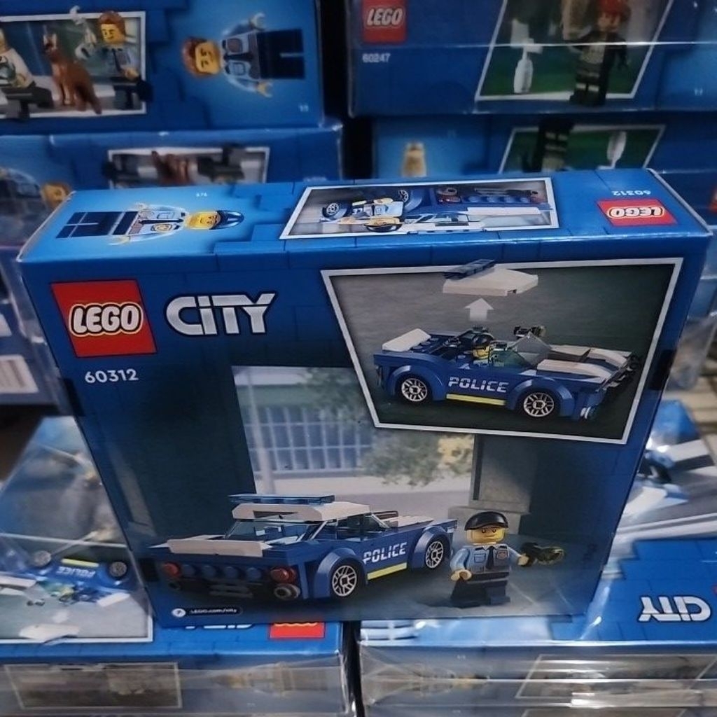 LEGO 60312 CITY POLICE CAR 94 PCS ORIGINAL - MAINAN LEGO BNIB SNI ORIGINAL