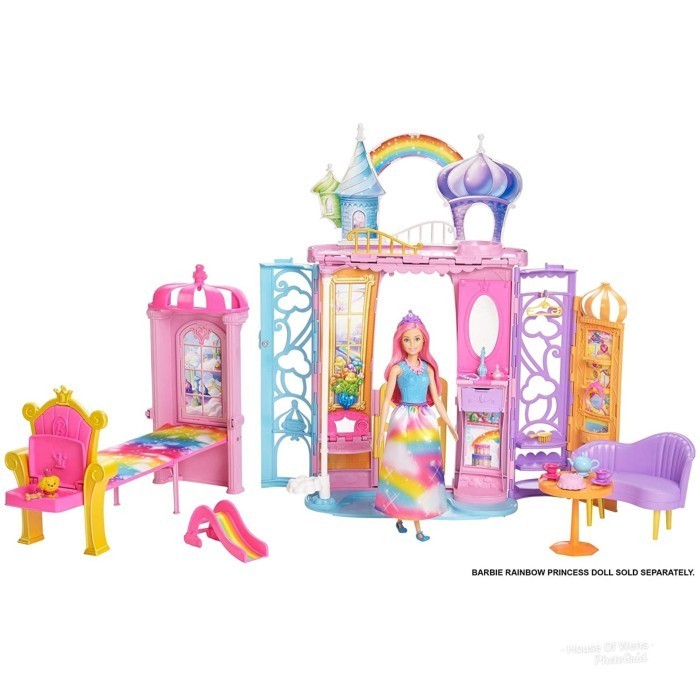 BARBIE DREAMTOPIA COLLAPSIBLE CASTLE - ISTANA BARBIE ORIGINAL