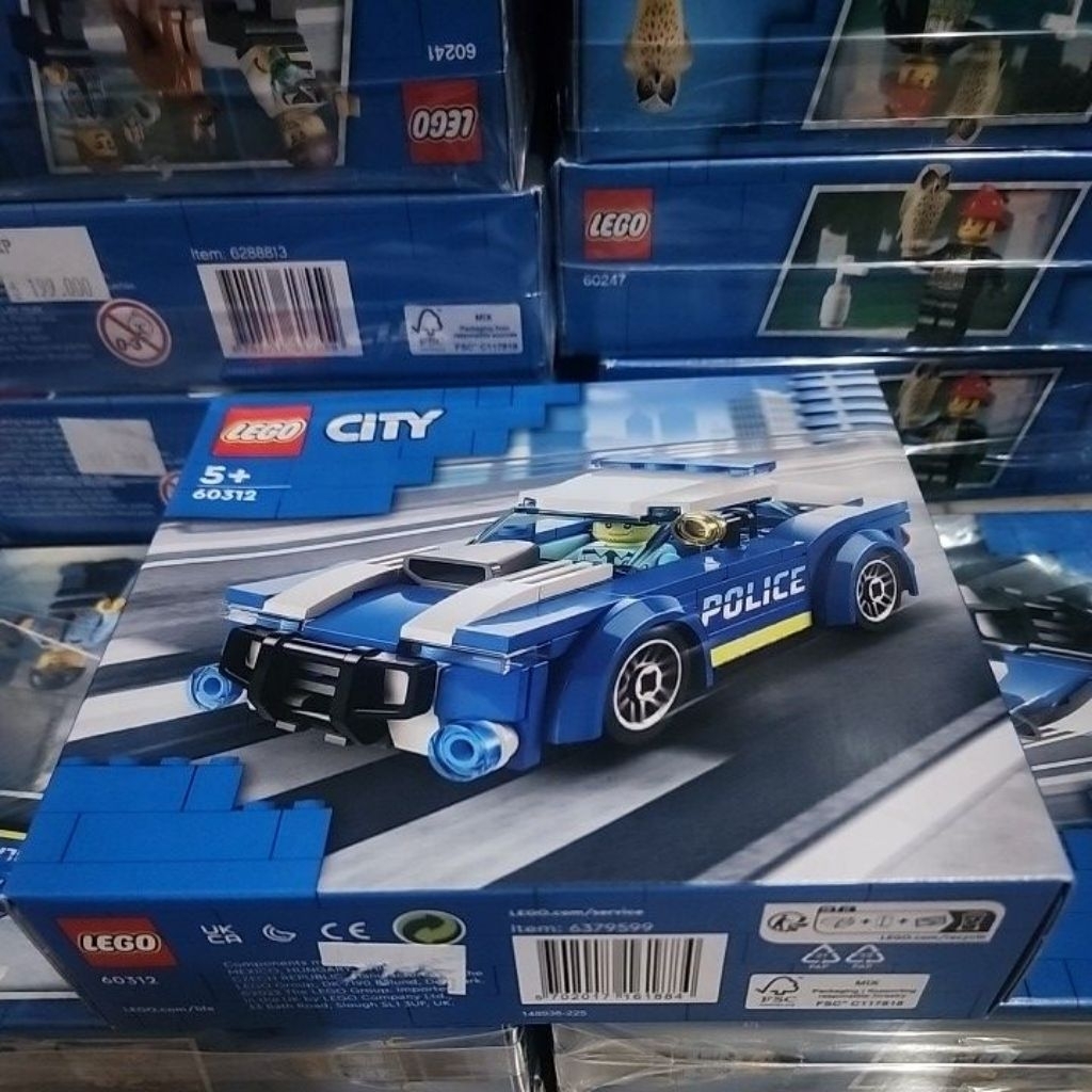 LEGO 60312 CITY POLICE CAR 94 PCS ORIGINAL - MAINAN LEGO BNIB SNI ORIGINAL
