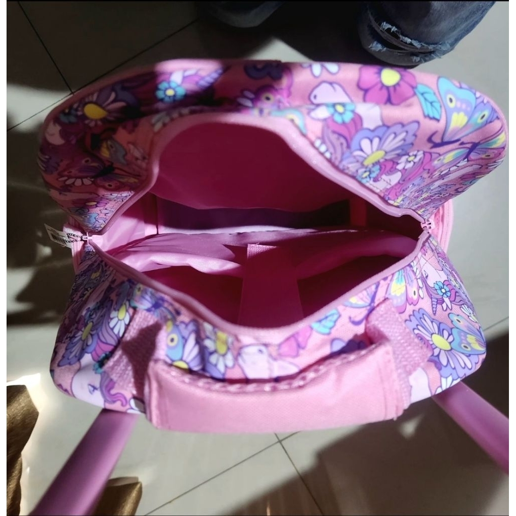 SMIGGLE HEY THERE TROLLEY BACKPACK UNICORN - TAS TROLI UNICORN ORIGINAL