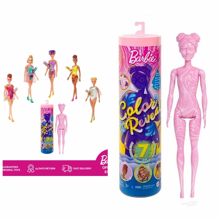 BARBIE COLOR REVEAL SHIMMER - MAINAN ANAK ORIGINAL