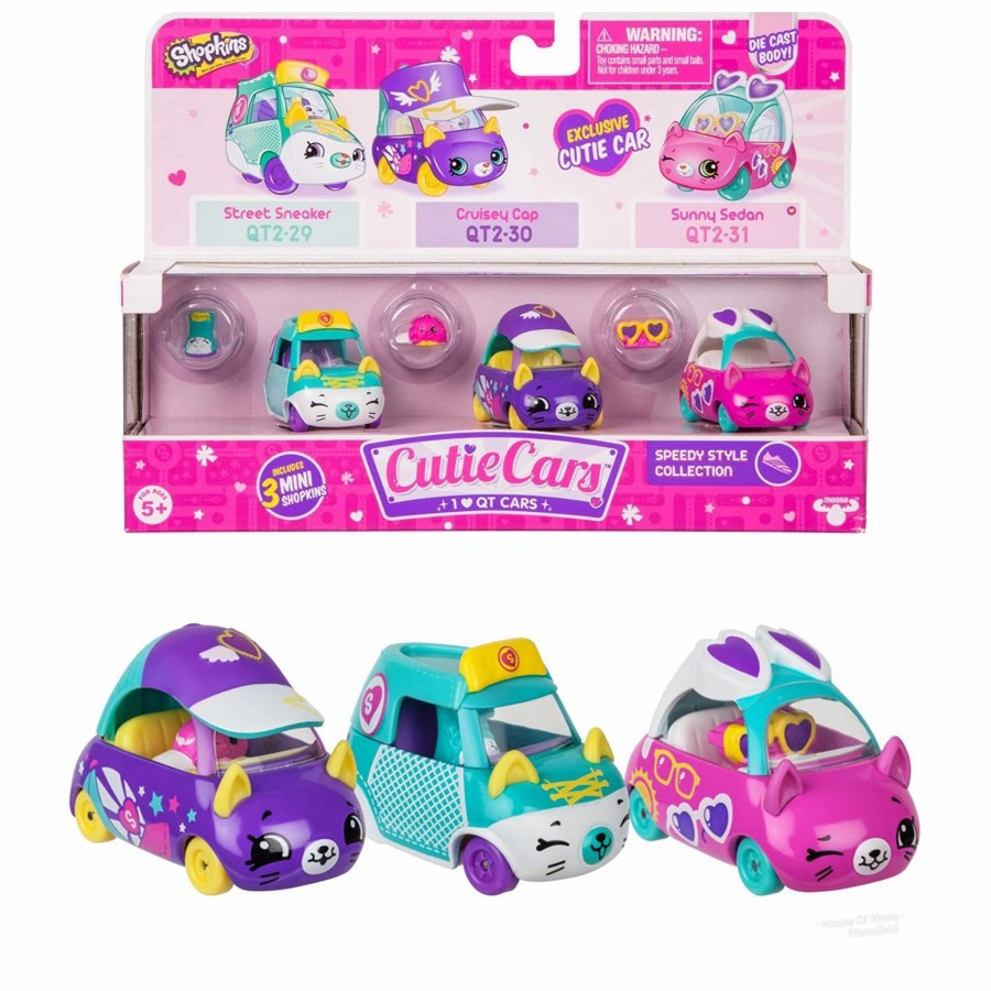SHOPKINS CUTIE CARS SPEEDY STYLE COLLECTION - MAINAN MOBIL-MOBILAN SHOPKINS ORIGINAL
