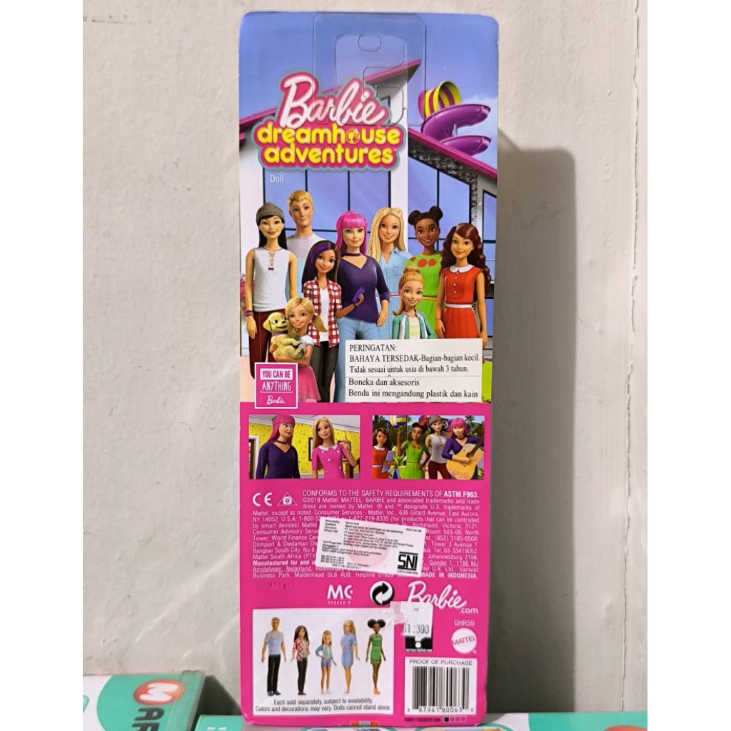 BARBIE YOU CAN BE ANYTHING ADVENTURE ORIGINAL - BONEKA BARBIE