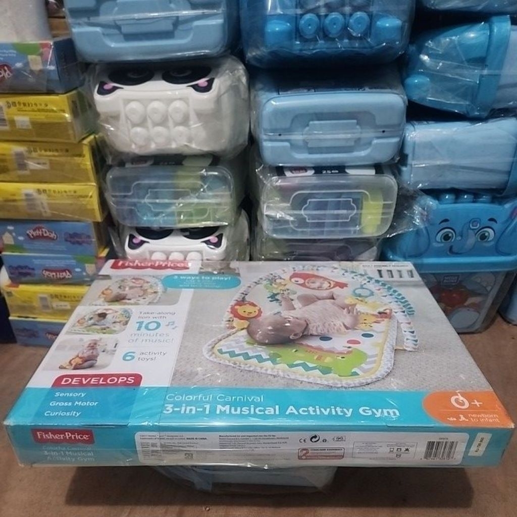 FISHER PRICE MUSICAL ACTIVITY GYM - MATRAS BAYI ORIGINAL