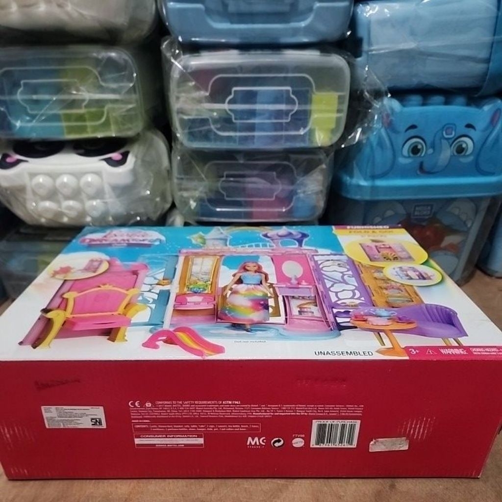 BARBIE DREAMTOPIA COLLAPSIBLE CASTLE - ISTANA BARBIE ORIGINAL