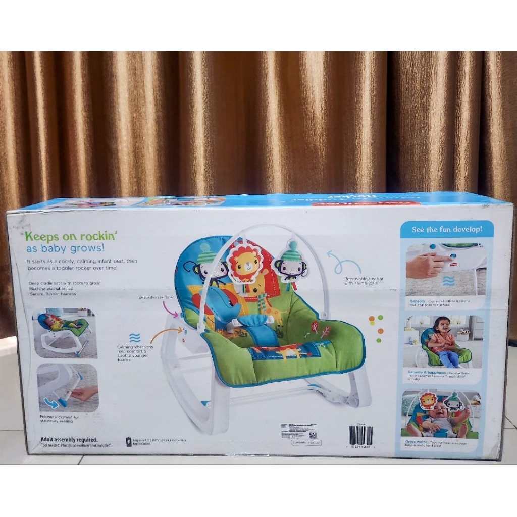 FISHER - PRICE INFANT - TO - TODDLER ROCKER ORIGINAL 