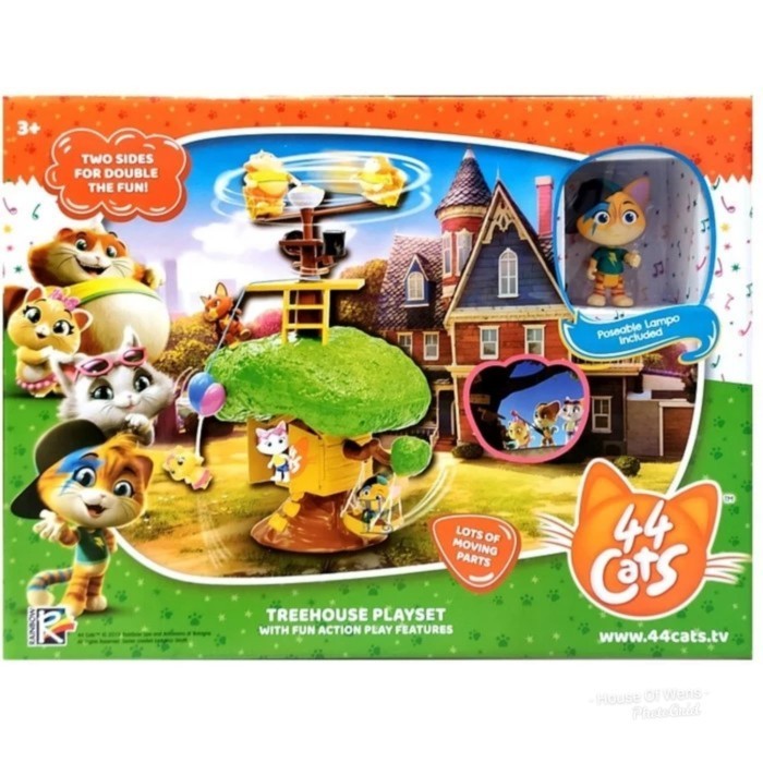 TREEHOUSE PLAYSET 44CATS - MAINAN ANAK RUMAH POHON KUCING 44 EKOR