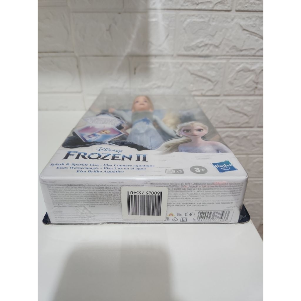 DISNEY FROZEN 2 SPLASH AND SPARKLE ELSA DOLL LIGHT UP SWIM WATER -BONEKA ELSA ORIGINAL HASBRO