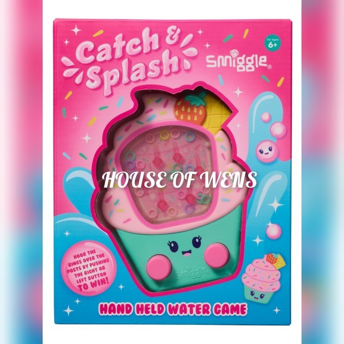 SMIGGLE CATCH AND SPLASH WATER GAME - MAINAN ANAK ORIGINAL
