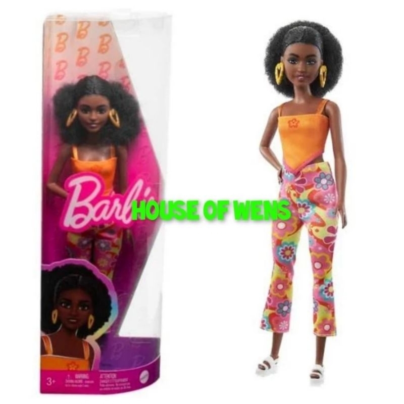 BARBIE FASHIONISTAS BLACK HAIR  - BONEKA BARBIE MATTEL ORIGINAL