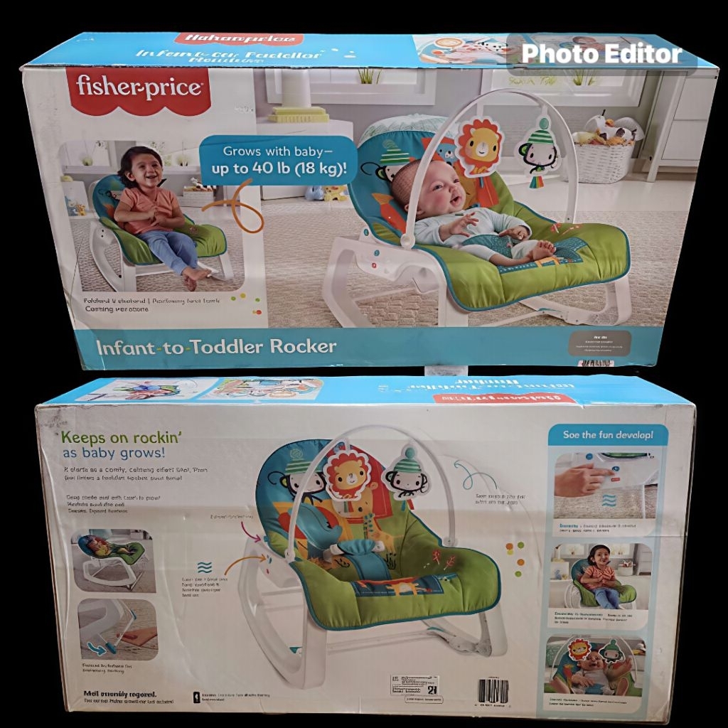 FISHER - PRICE INFANT - TO - TODDLER ROCKER ORIGINAL 