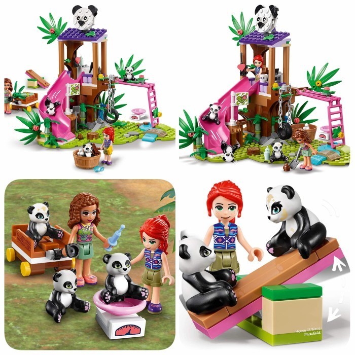 LEGO 41422 FRIENDS PANDA JUNGLE TREE HOUSE PLAYGROUND 7+ 265 PCS