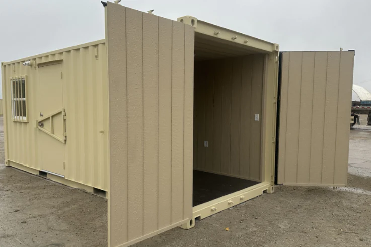 20ft Shipping Container Office (Insulated / With Siding)