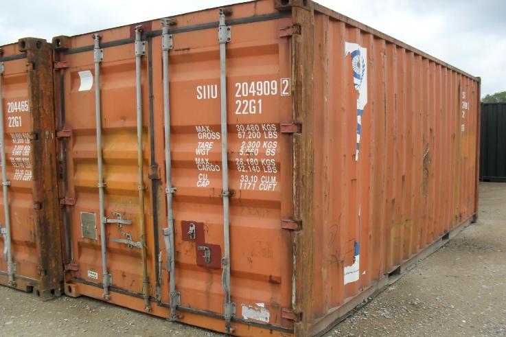 20ft Standard Wind & Water Tight Shipping Container