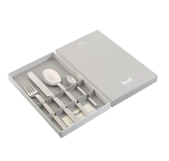 Mepra - Daily Use Cutlery Set 4 Pieces - Stainless Steel 18/10