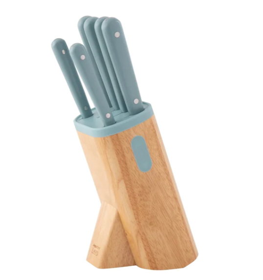 BergHOFF - Leo - Knife block set Glints Slate - 7 Pieces