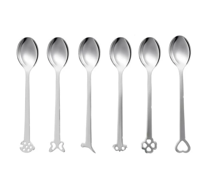 Mepra - Dessert Spoon Set 6 Pieces - Stainless Steel
