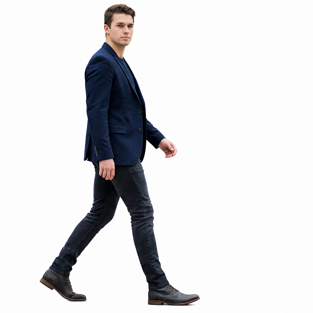 Navy Blue Casual Blazer