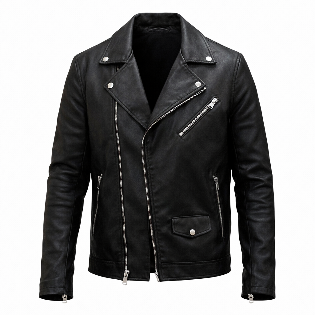 Classic Black Leather Jacket