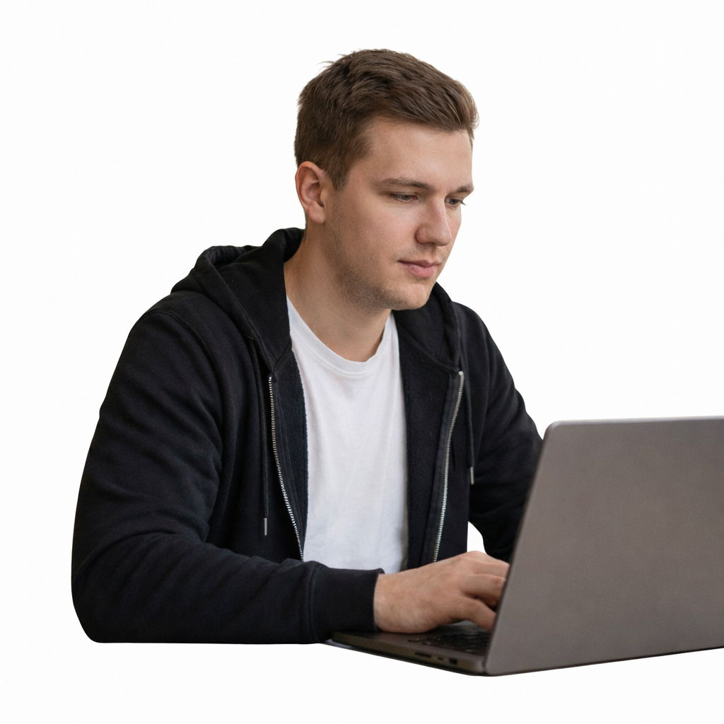 Men's Casual Zip-Up Hoodie