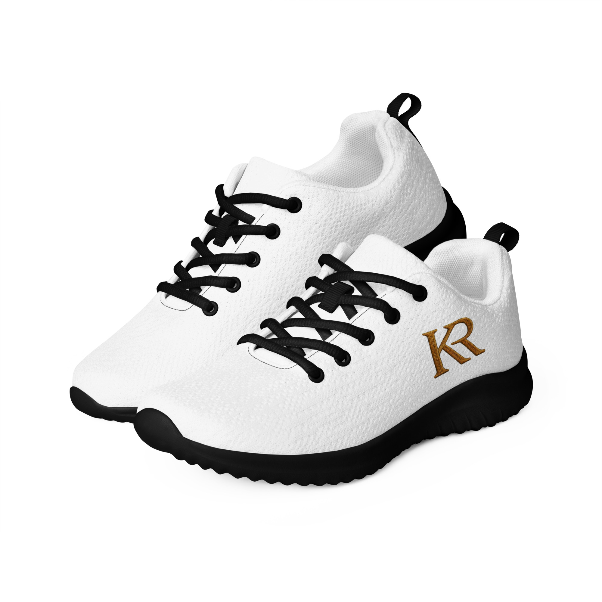 Baskets Premium KR - Sneakers Blanc & Noir pour Homme